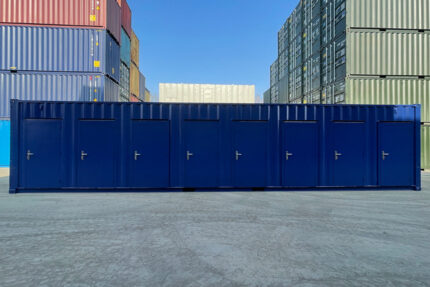 CONTAINER CUBO ALTO DA 40 FT 8 PORTE PER UOMO