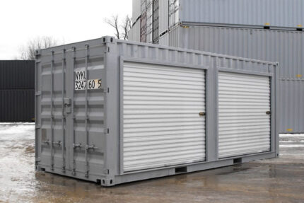 CONTAINER DI STOCCAGGIO 20 FT PORTE AVVOLGIBILI